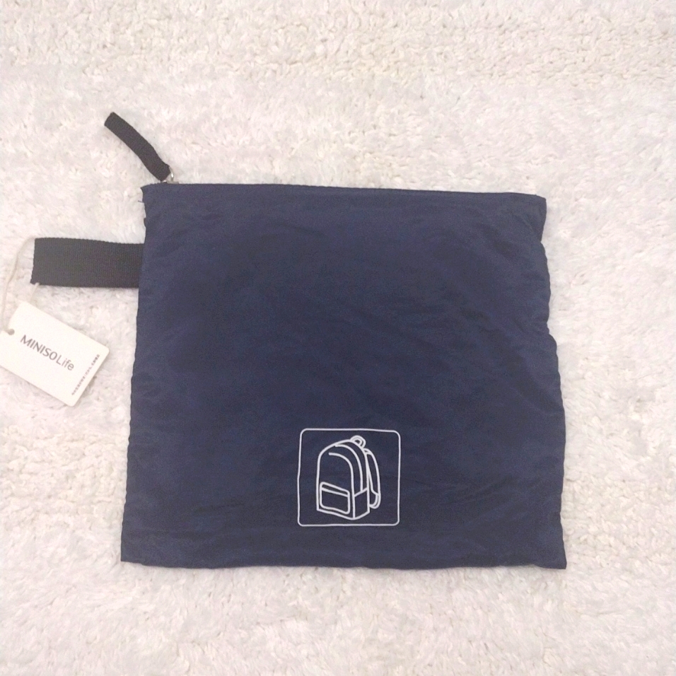 Miniso Life Blue Zipper Blue